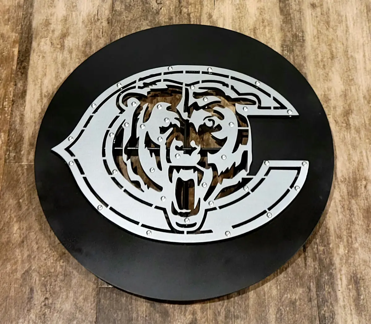 Chicago Bears custom heat deflector